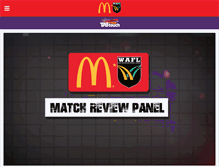 Tablet Screenshot of forum.wafl.com.au